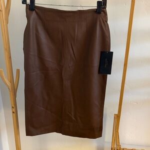 Zara Brown Pencil Skirt